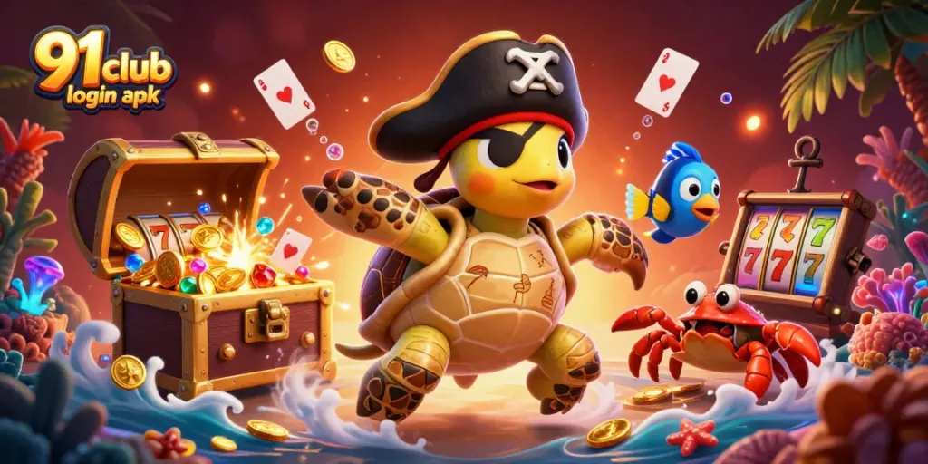 Play the 91 club login apk as a thrilling adventure filled with underwater slots and vibrant games.