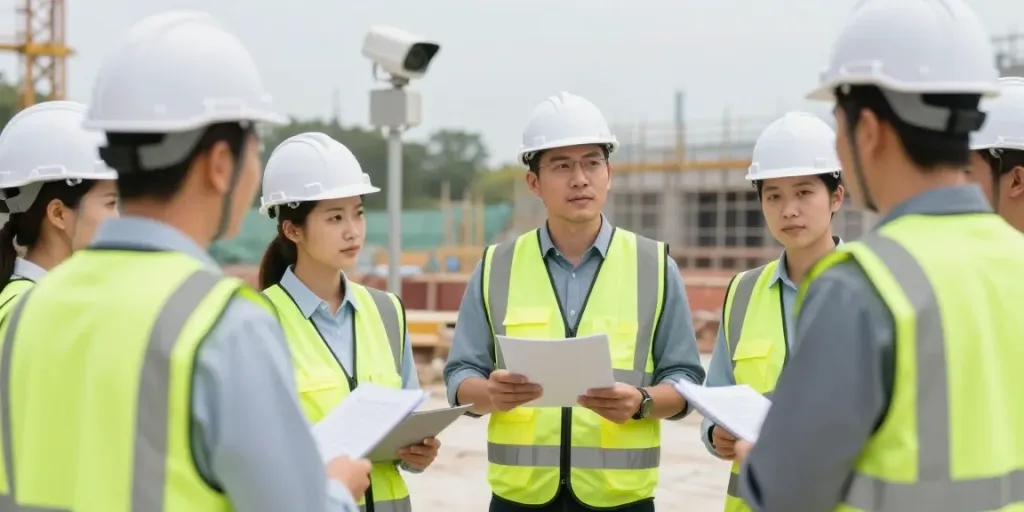 Construction Site Security with licensed professionals overseeing safety at local construction sites.