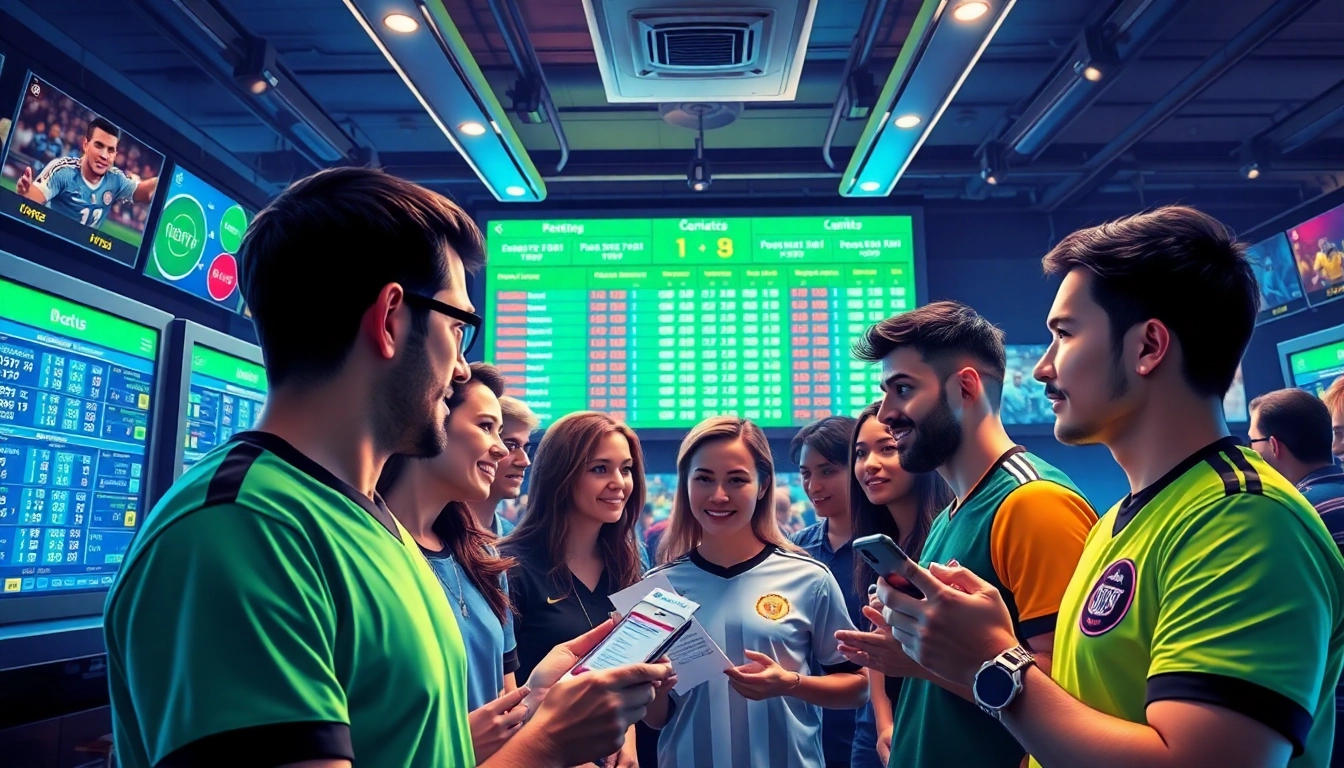 Engage in sports betting discussions at https://talkprep.org/ with diverse individuals surrounded by technology and excitement.
