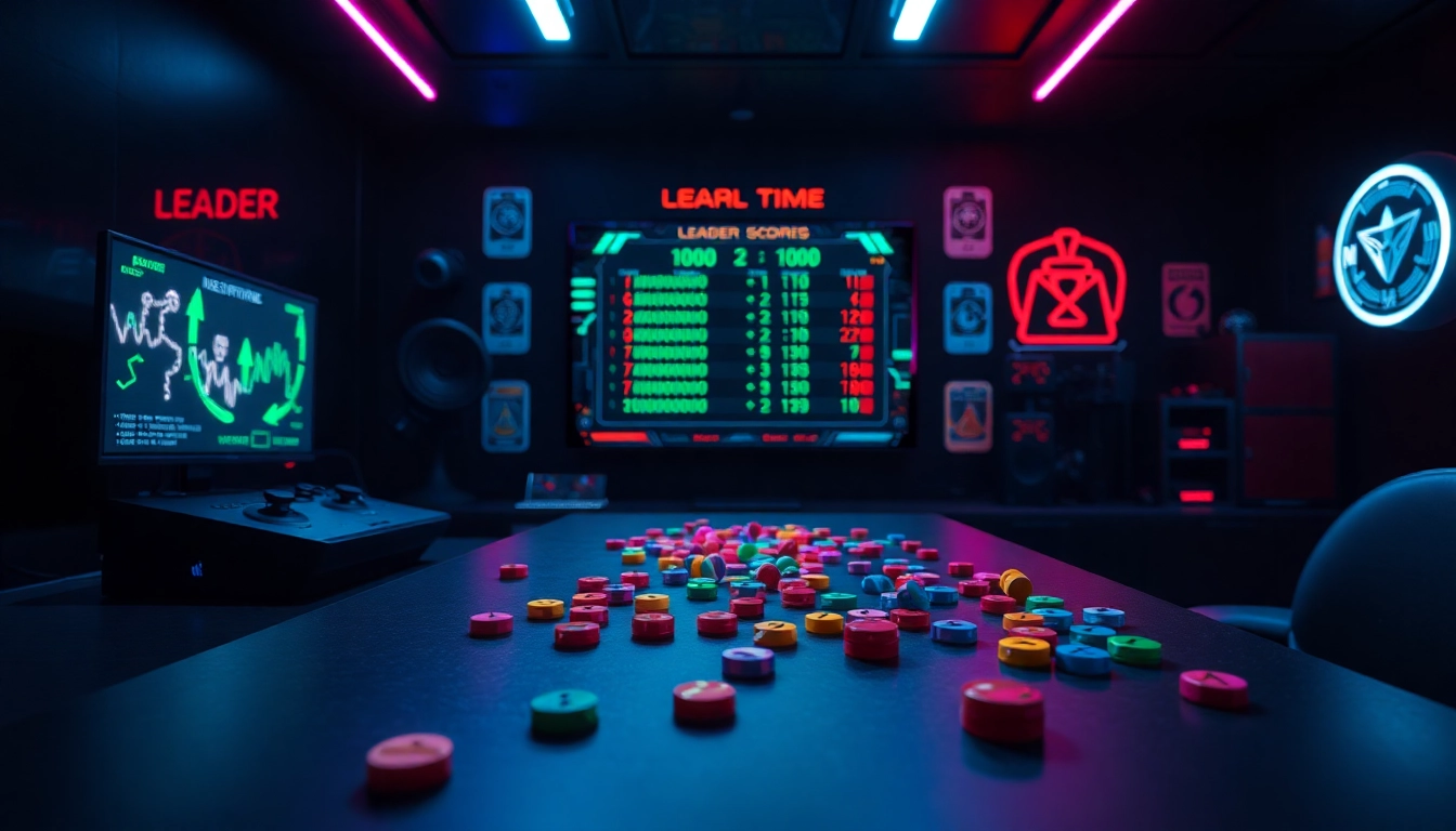 Showcase innovative tools for gamification in a vibrant gaming scene.