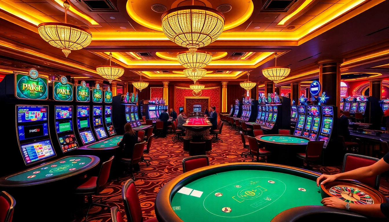 Experience high-stakes gambling at https://ok365vi.net/ with vibrant poker tables and lively players.