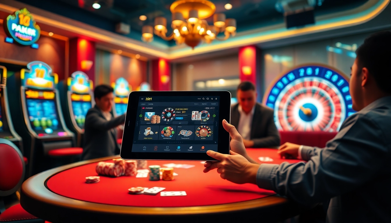 Experience live gaming excitement on the 333bet App with vibrant tables and digital betting options.