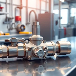 HM88 Series Three-Valve Direct Mount Manifold showcasing precision engineering and industrial reliability.