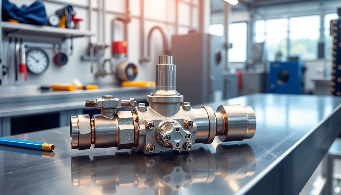 HM88 Series Three-Valve Direct Mount Manifold showcasing precision engineering and industrial reliability.