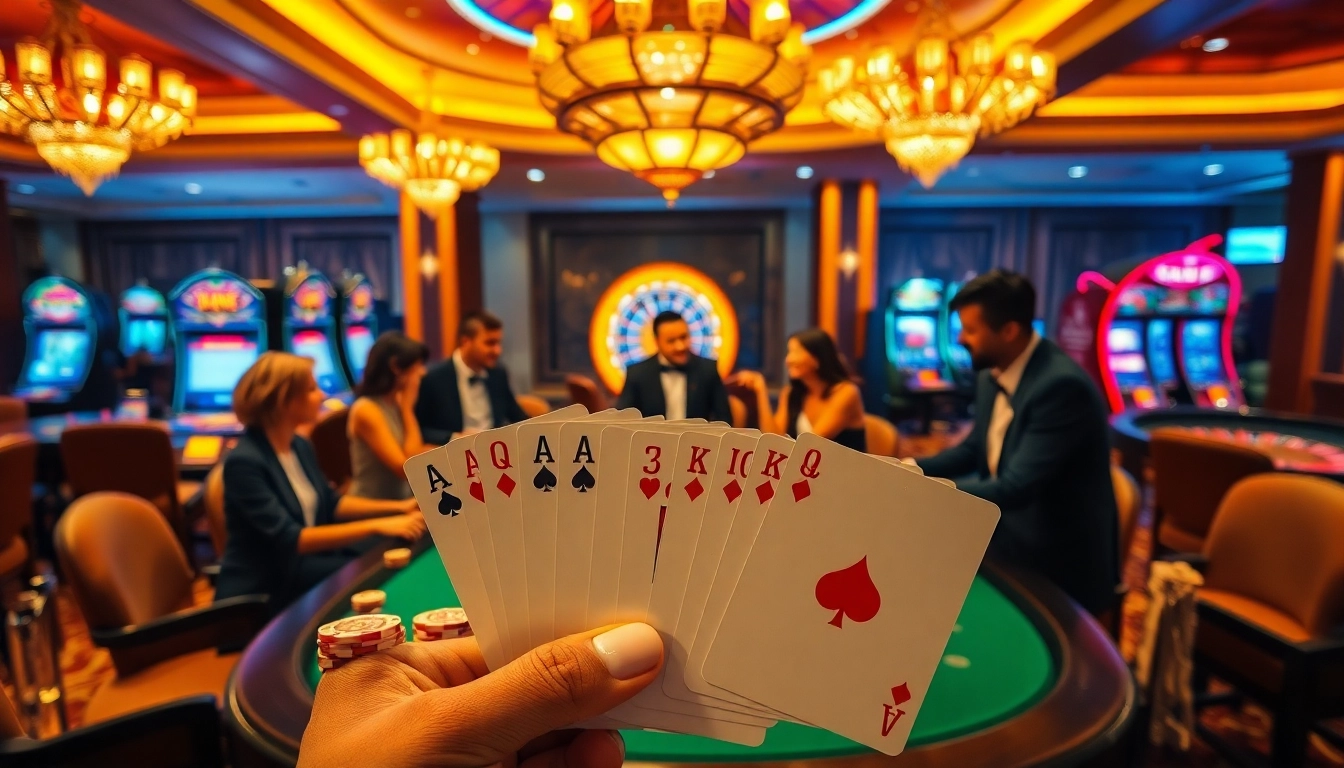 Experience the excitement of gambling at XX88 with players enjoying poker and roulette.
