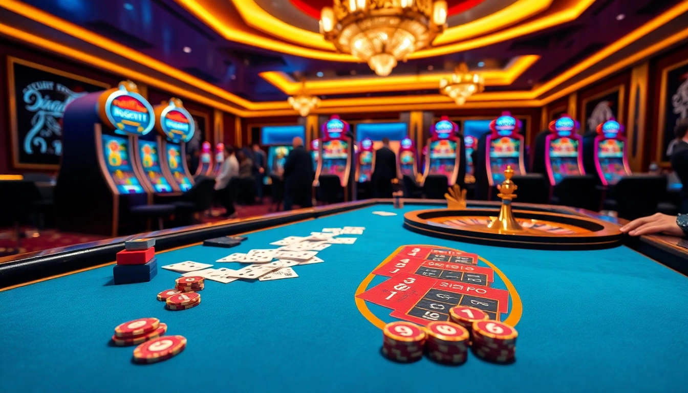 Experience the thrill of gaming at Bugatti8 with vibrant casino action and luxurious gaming elements.