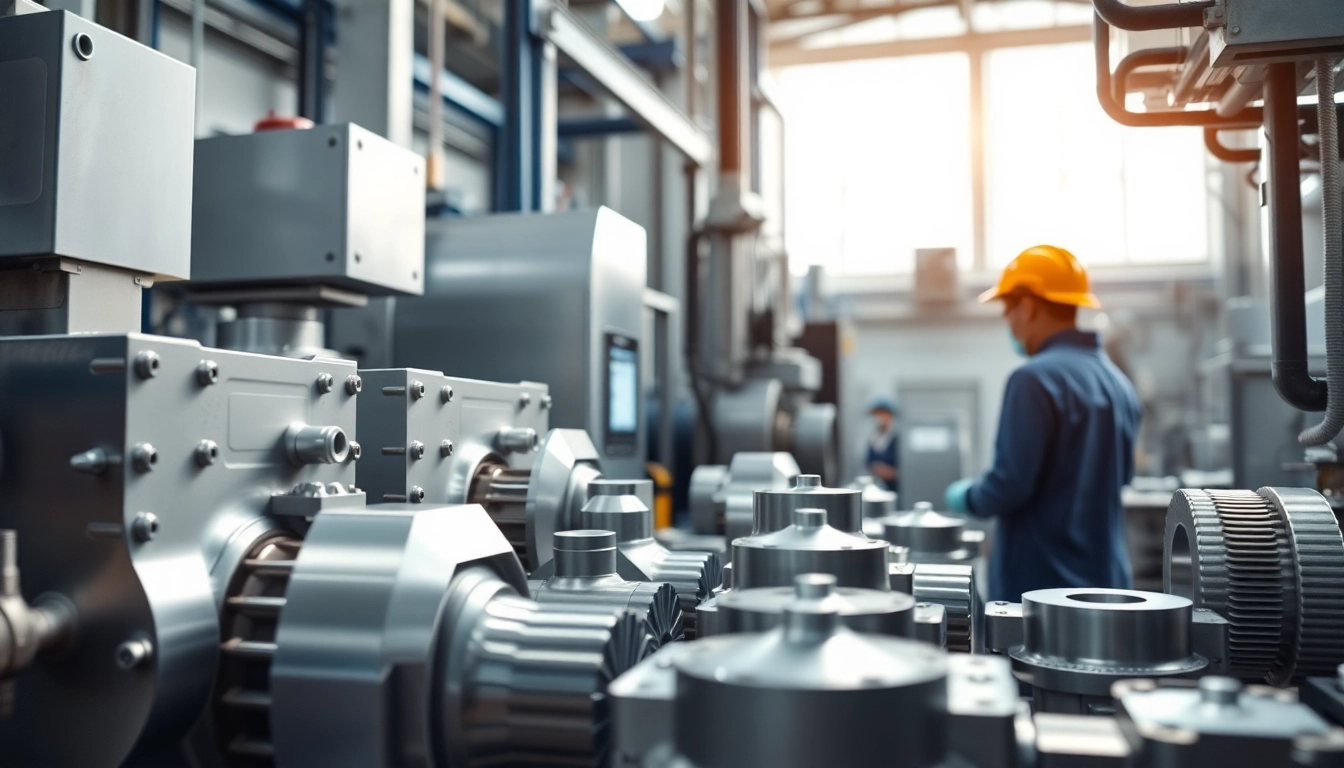 Die casting company Malaysia showcasing modern machinery and professional engineers at work