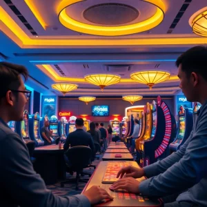 Engage with exciting online gaming at fly88.com featuring luxurious digital casino elements.