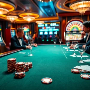 Experience the excitement of high-stakes poker with 98win com's luxury casino scene.