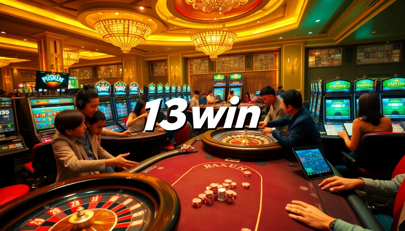 Experience the excitement of 13win casino gaming with vibrant tables and thrilling wins.