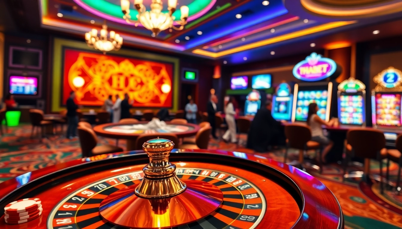 Experience the thrill of gambling at THABET's vibrant casino with engaging games and luxurious ambiance.
