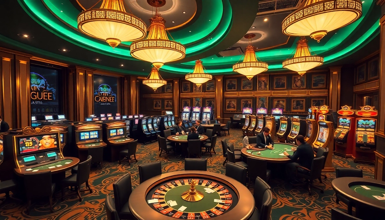 Experience the excitement of high-stakes games at 33win com's luxurious casino atmosphere.