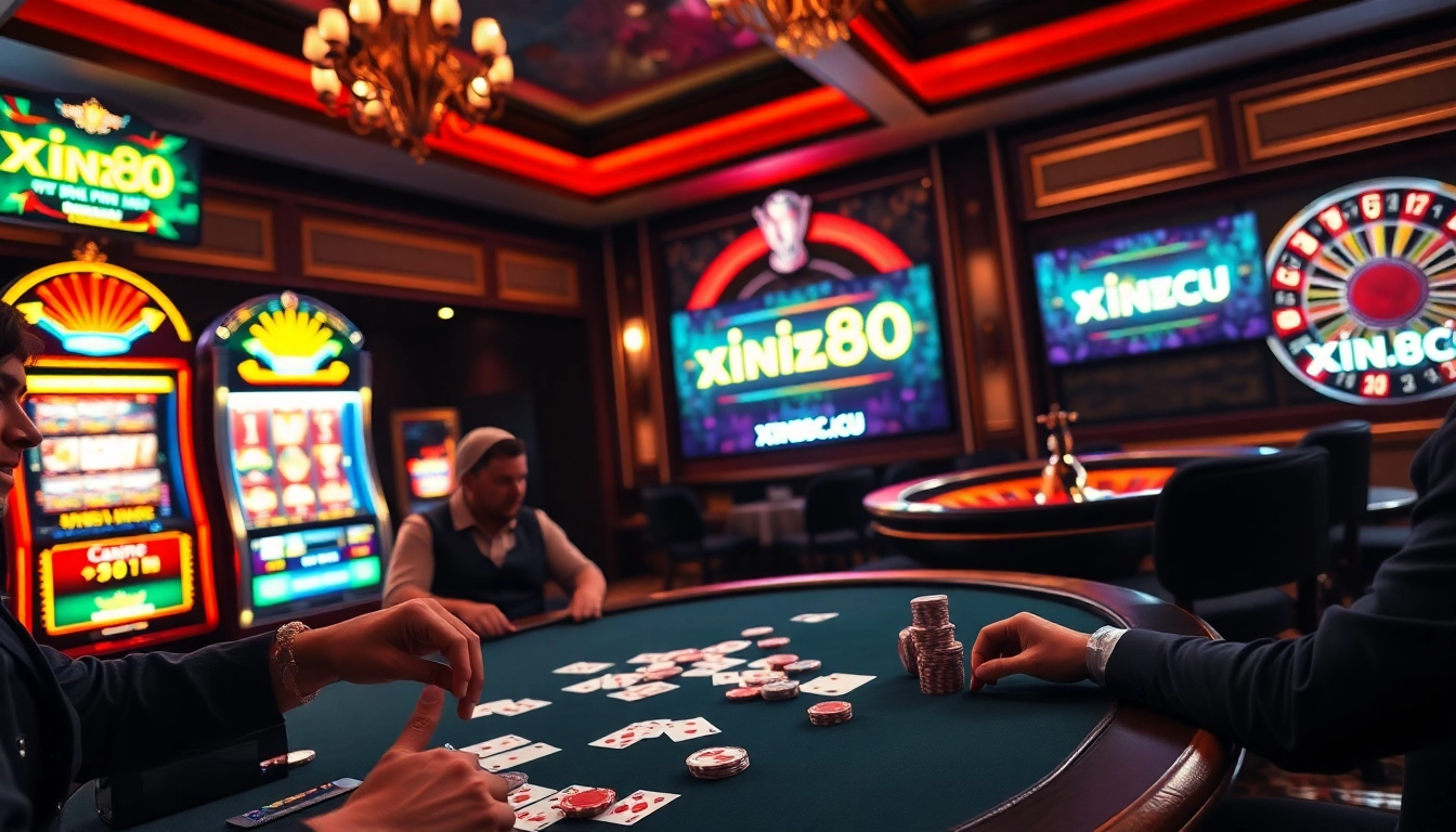 Experience the thrills of gambling at https://xin88.icu/ with vibrant poker chips and intense gameplay.