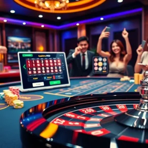Experience FLY88 đăng nhập while enjoying a thrilling casino atmosphere featuring vibrant games and players.