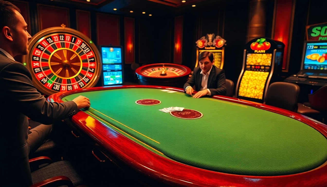 Engaging scene of high-stakes poker at ww88.com casino featuring rich tables and excited players.