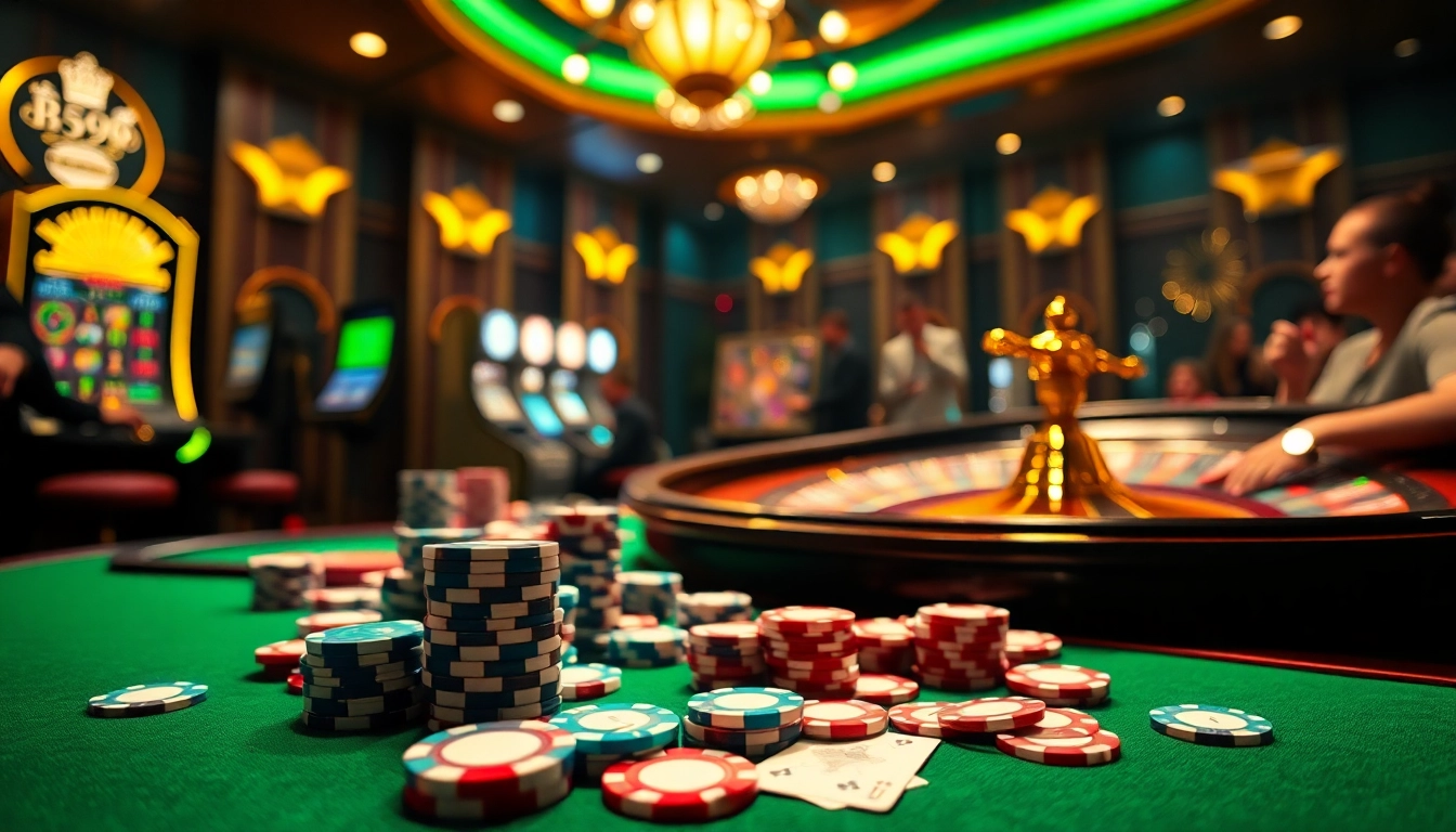 Win big at PS99's glamorous casino with dynamic table games and excited players.