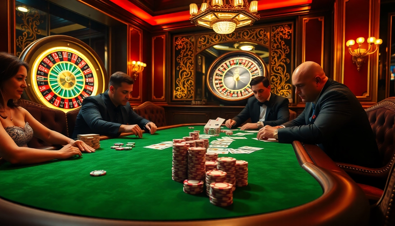 Experience thrilling gameplay at https://www.vvjl11.com/ with a vibrant poker scene showcasing chips and cards.