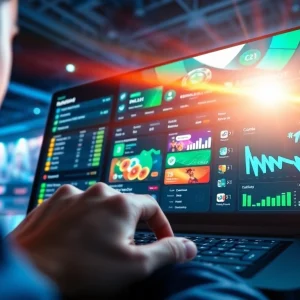 K88win online gaming interface showcasing sports betting and casino games with vibrant colors and a modern design.