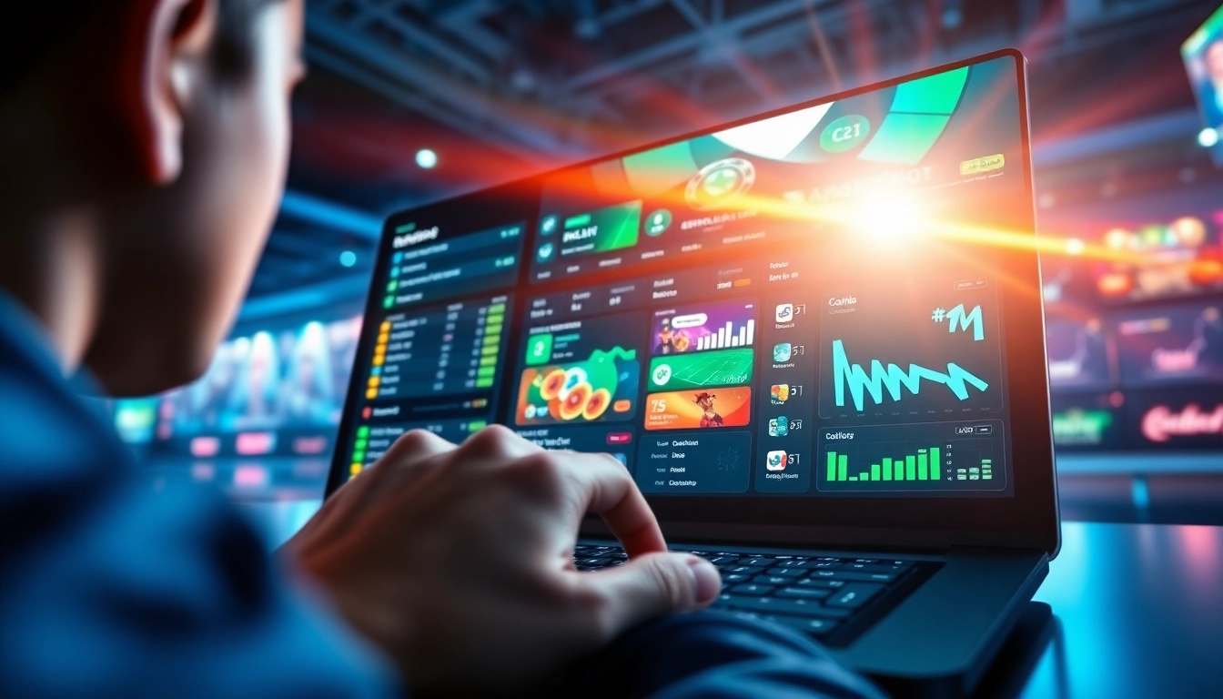 K88win online gaming interface showcasing sports betting and casino games with vibrant colors and a modern design.