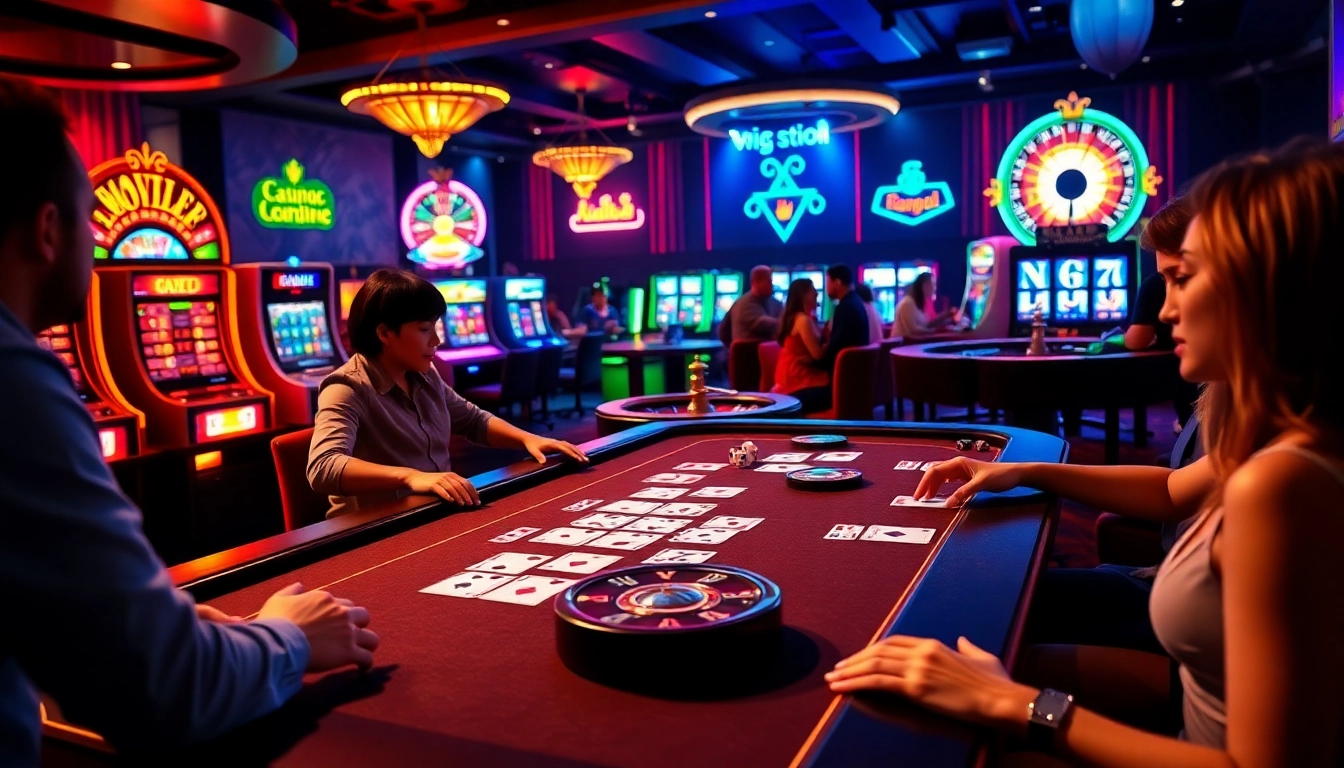 Engaging players at a casino table, win big at https://88vv.jpn.com/ with thrilling gambling experiences.