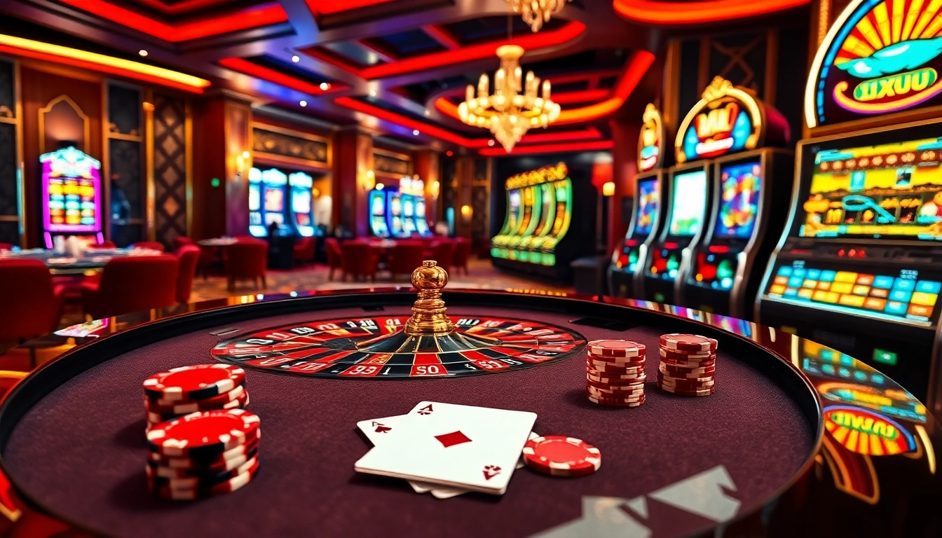 Experience the thrilling gaming atmosphere of 11UU with vibrant casino elements and engaging gameplay.