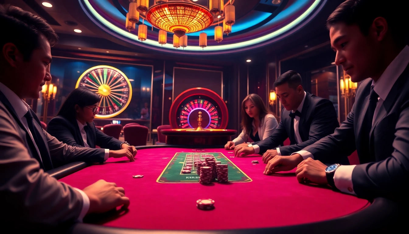 Engage in high-stakes gambling excitement at https://rikvip1.store/tac-gia-rikvip/ with professional players at a poker table.