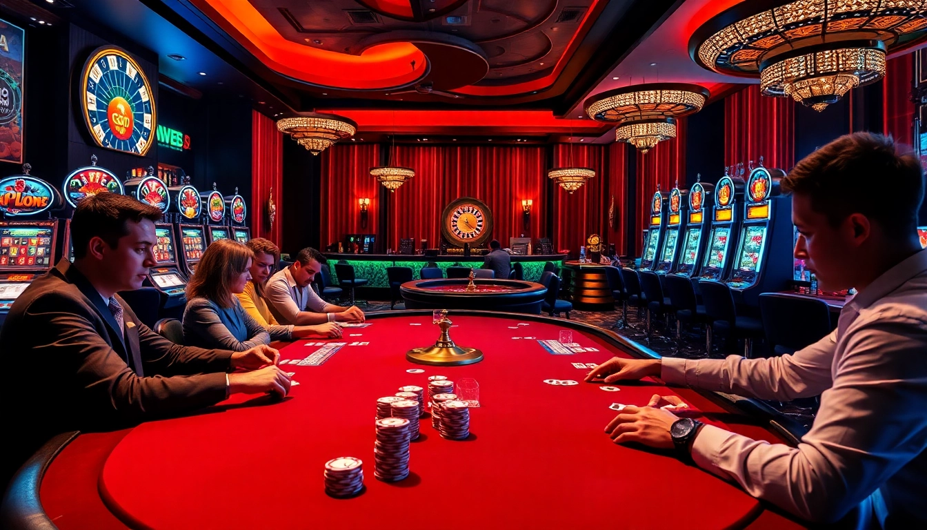 High-stakes poker game featuring luxury elements and GO8 branding for an immersive casino experience.