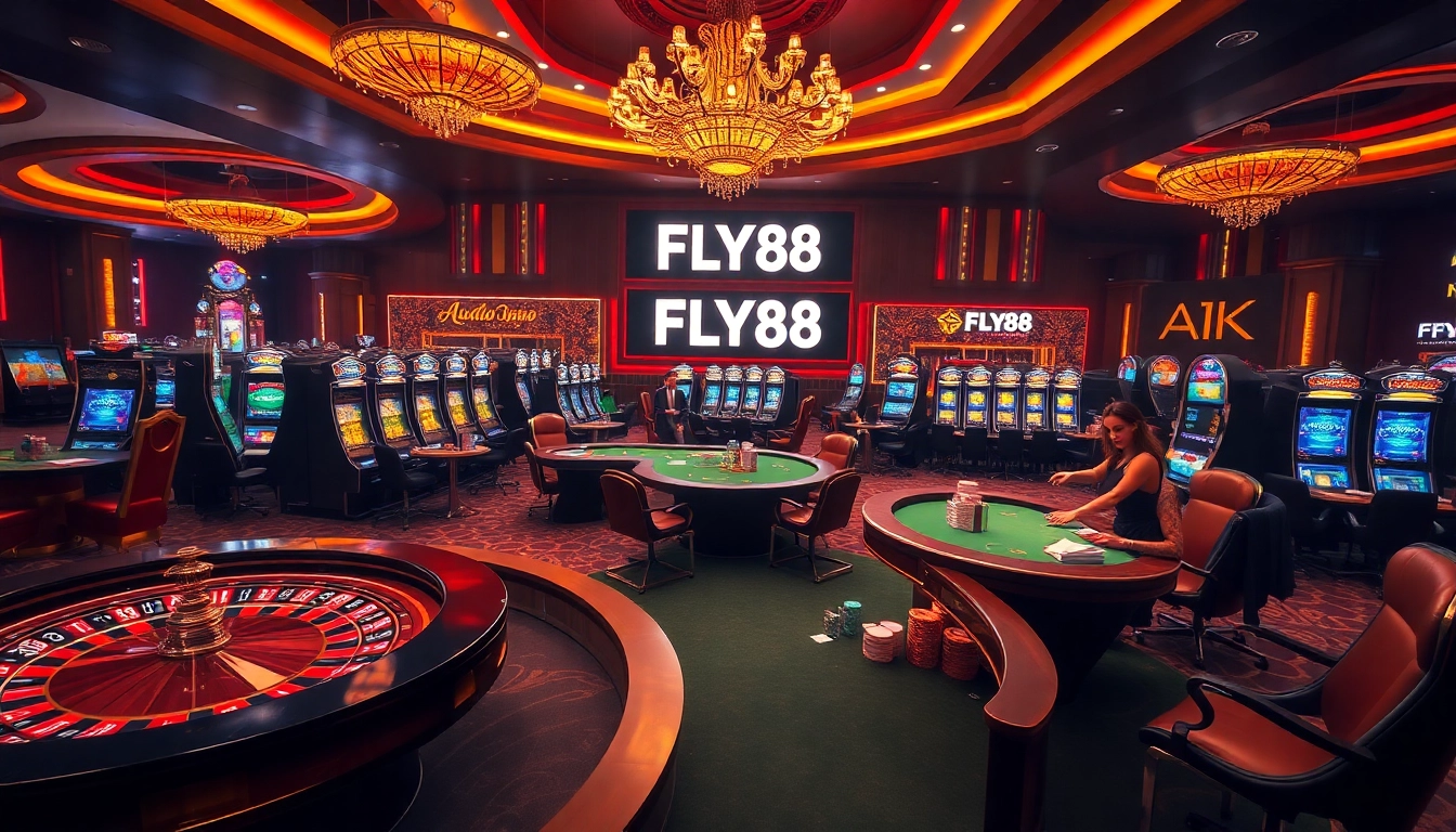 Experience FLY88 thrill while betting at an exciting casino with roulette and poker.