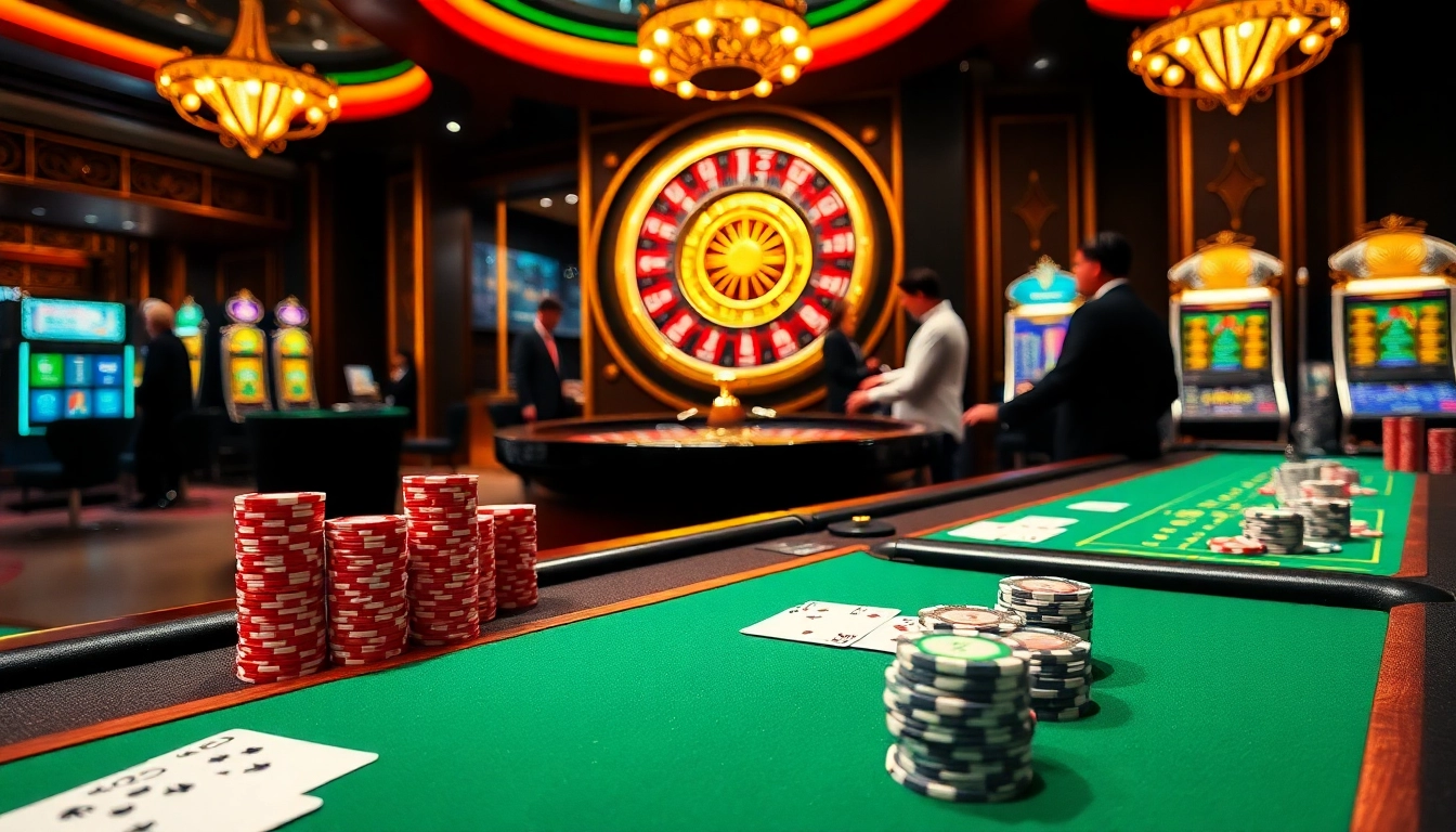 Experience the thrill of online gambling at https://88vv.com.de/ with vibrant casino visuals, poker chips, and roulette.