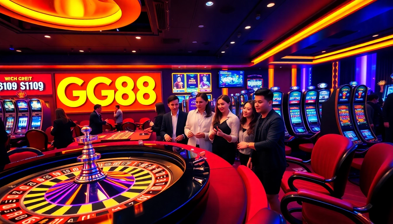 Experience the luxury of GG88 with thrilling casino games and vibrant atmosphere.