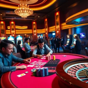 Experience the thrill of online gambling at https://gg88.co.com/ with poker games and vibrant casino visuals.