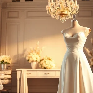 Stylish showcase of Rebel Designerwear wedding attire with elegant floral accents